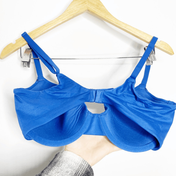 WACOAL Perfect Primer Underwire T-Shirt Bra blue convertible 853213 womens 34D - Picture 10 of 11